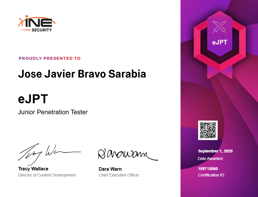 Certificado de eJPT